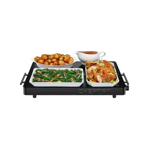 Electric Warming Tray, 21” x 16”  – Black