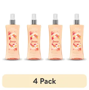 (4 Pack) Body Fantasies Sweet Sunrise Body Spray for Women, 8 Fl Oz Parfums De Coeur
