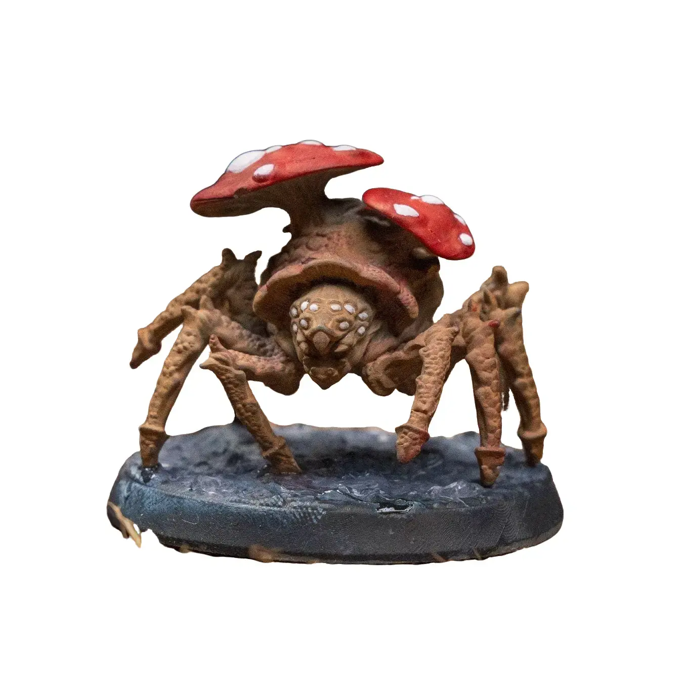 Spidershroom 2 Miniature - Night Blade Series, Handmade 3D Resin Printed Gaming Tabletop RPG Figure, Customizable Durable Fungal Horror Dungeons & Dragons Statue, Home Decor Figurine, Figurines & Miniatures