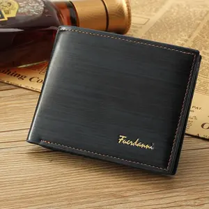 Men's Luxury Leather Bifold Wallet Slim Credit Card & ID Holder Classic Billfold
