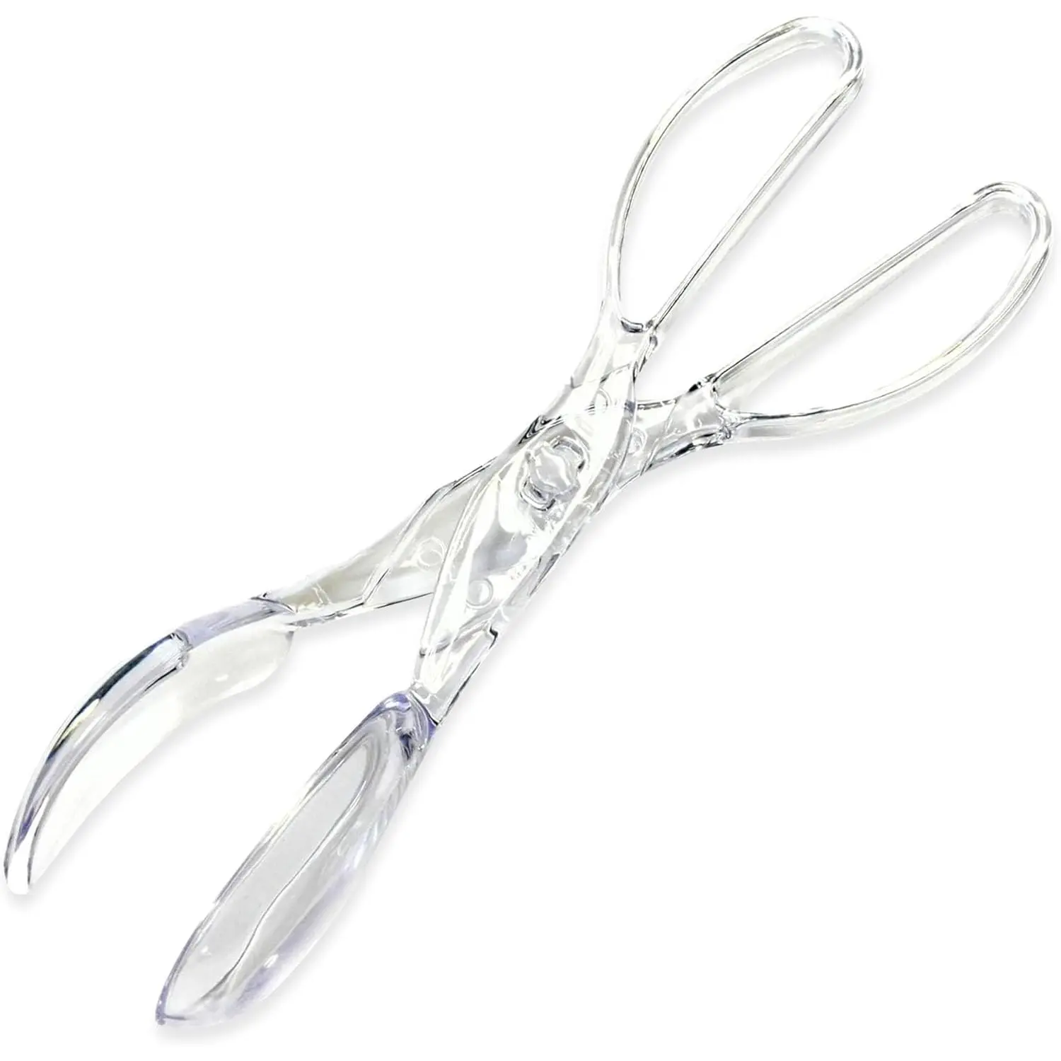 High-End Plastic Salad Scissors - 11.25 in Detachable Salad Tongs for Buffet Home & Party Supplies