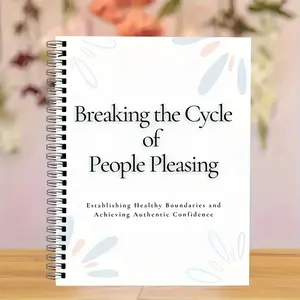 Break Boundaries Workbook, Overcome Dependence & Self-Sacrifice, Self-Improvement Journal, Healthy Relationships & Personal Growth Plan Book, Daily Planner, Spiral Bound Planner