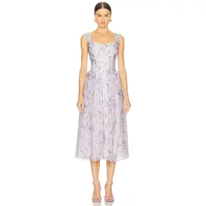 Bardot Malea Midi Dress in Blu Floral Bardot Malea Midi Dress in Blu Floral