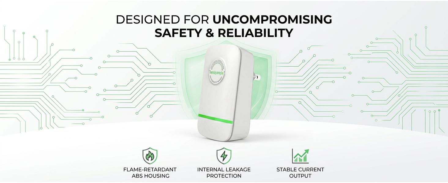 2026 Upgraded US Plug Power Box – Smart Energy Saving Device for Home & Office (90V–250V), Compact Design with LED Indicator