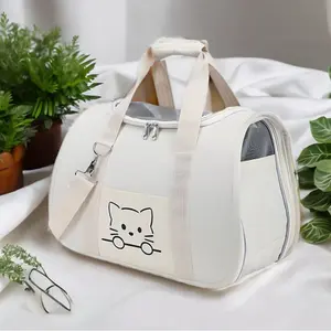 Portable cat carrier bag for outings, hand-held cat backpack, large-capacity dog bag, cross-body pet backpack Bite Resistant Inflatable Balls Set jumping harness LED Retractable Leash collar Adjustable Stainless Steel Martingale Walk-In Enclosure shaped