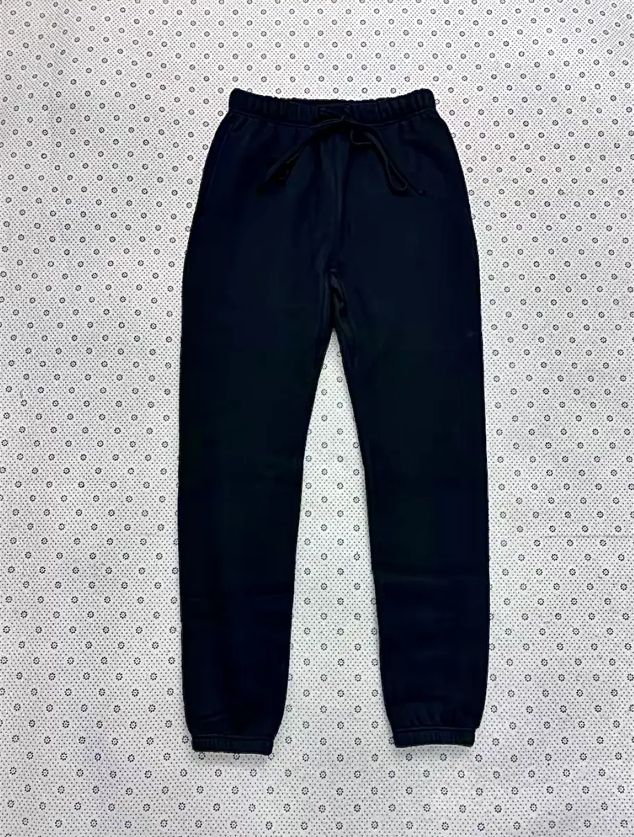 Men's Sweatpants Black Color Joggers Oversized Fit Cuffed Design Athletic Casua Lounge Pants with Pockets, Soft Fleece Home Pants with Drawstring