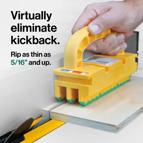 GRR-RIPPER 2GO Table Saw Safety Grip with Kickback Prevention, Color Coded Index for Easy Cutting, Easy Setup, and Reduces Risk of Injuries