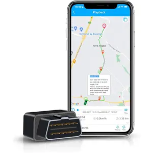 Gps tracker for vehicles obd 4g lte car locator unlimited distance realtime speed and mileage locator geofencing accident alerts hidden tracking devices for cars asset or fleet d49