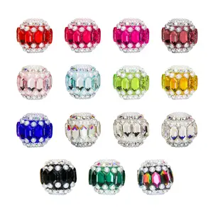 Various  fancy rhinestone beads (1 COLOR EACH)shiny high-quality suit DIY craft beadable pens