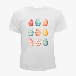 Custom 2025 Easter T-Shirt – Black & White | Personalized Holiday Tee | Perfect Easter Gift, Easter Egg T shirt