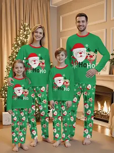 Christmas practical and stylish parent-child outfit for a variety of occasions, family gathering, crew neck long sleeve set, Christmas party set, family set, stylish parent-child outfit, perfect for outdoor activities