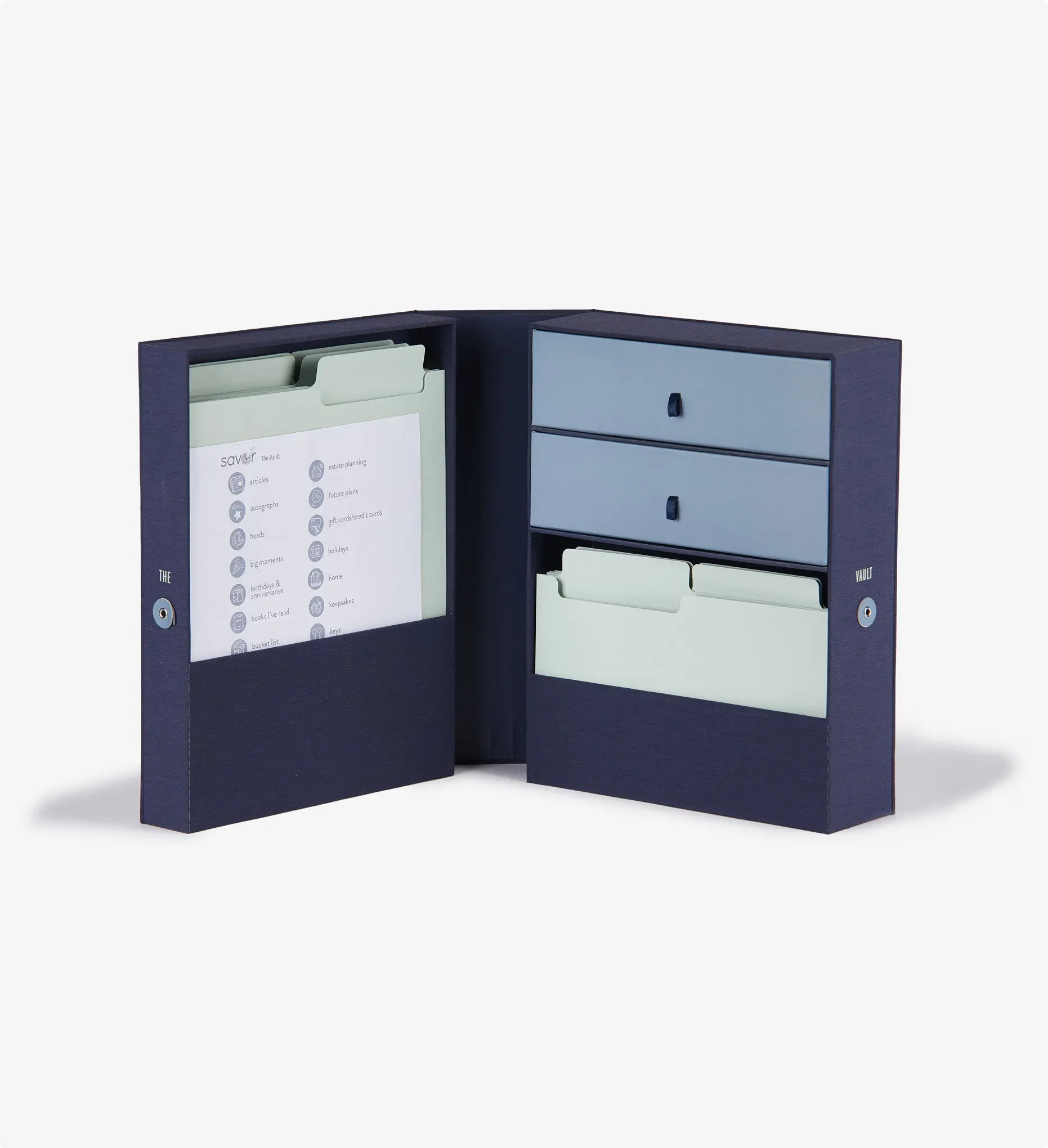 Family Command Center & Desk Organizer Box | Organizer for day-to-day life for Papers for your  Home Office