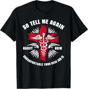 100% Cotton Combat Medic First Aid Field Medic Military T-Shirt