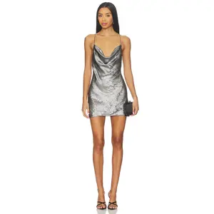 superdown Matti Mini Dress in Gunmetal