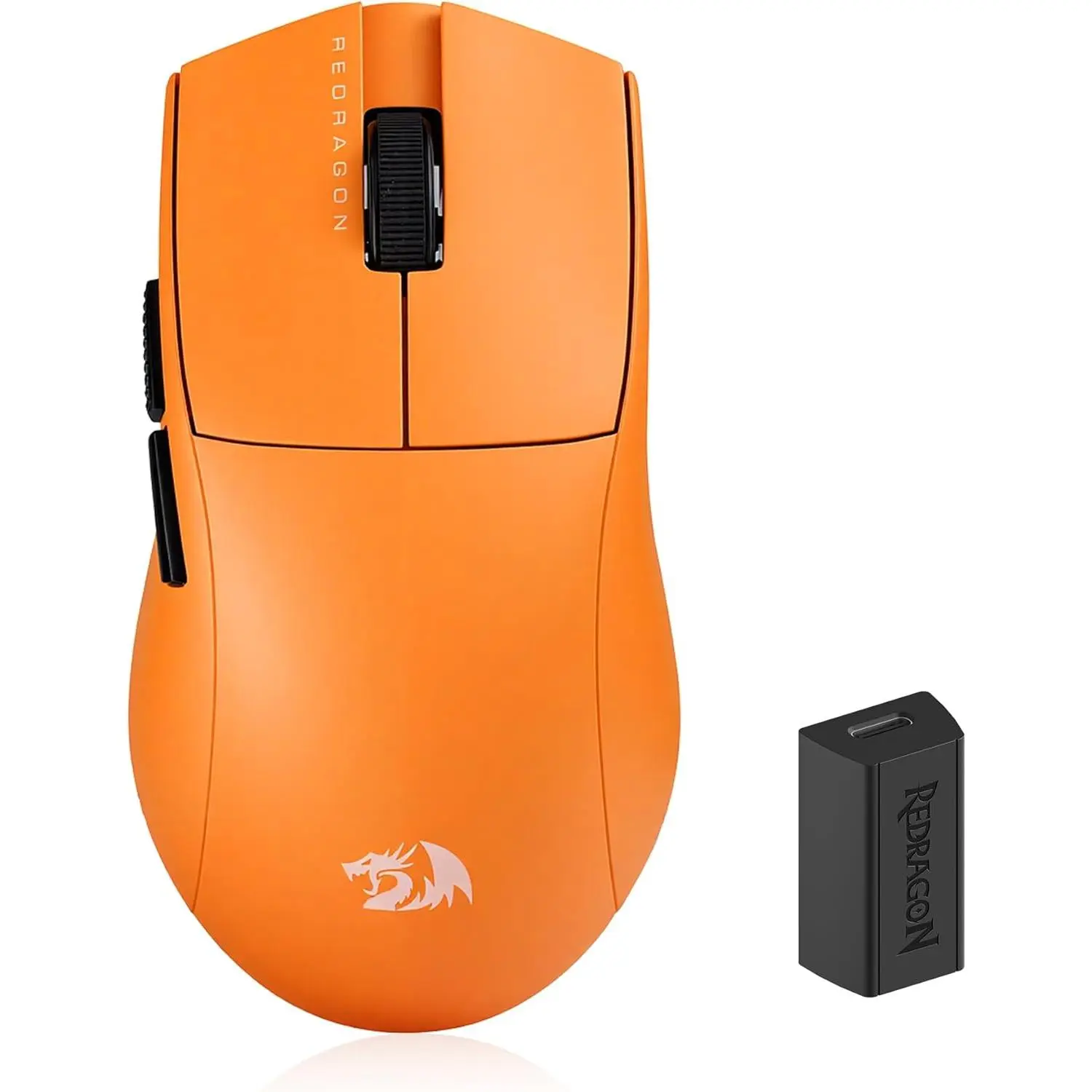 Redragon M916 ULT Wireless 8K Polling Rate Gaming Mouse, 54G Ultra-Lightweight 30,000 Max DPI Gaming Mice w/Ergonomic Natural Grip Build, Full Programmable Buttons, Orange summerwins