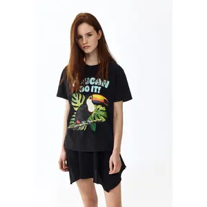 H&M Appliquéd T-shirt
