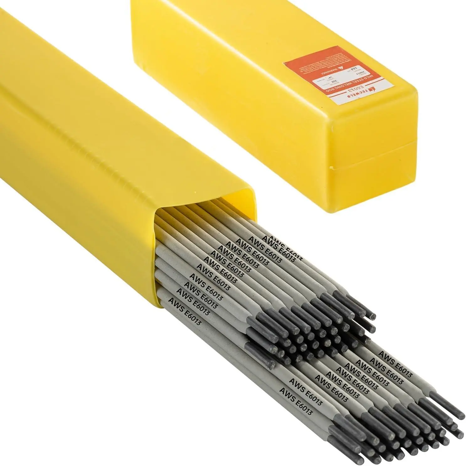 E6013 Welding Rods 3/32" 2.2LB - Carbon Steel Stick Electrodes with Low Spatter & Easy Slag Removal for ARC Welding, Home Repair, Construction