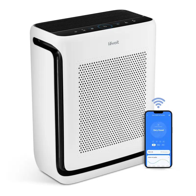 LEVOIT Vital 200s Air Purifier for Home Large Room Up to 1900 Ft², Smart WiFi, HEPA Washable Filter, Anti-allergy, Pet Hair, Smoke, Pet Odors 0