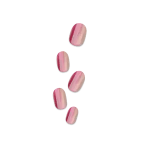 colorFX by Impress No Glue Fake Press On Nails - Walk Out | Solid, Pink, Short, Oval, Manicure