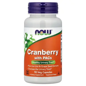 NOW Foods Cranberry with PACs, 90 Veg Capsules