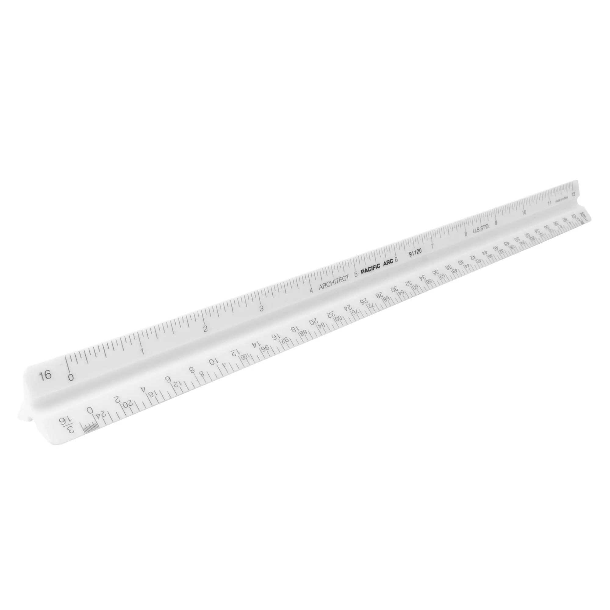 Pacific Arc | Economy Triangular Scale Ruler | Architect, Engineer, Mechanical Engineer & Metric Scales.