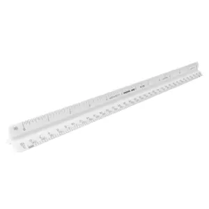 Pacific Arc | Economy Triangular Scale Ruler | Architect, Engineer, Mechanical Engineer & Metric Scales.