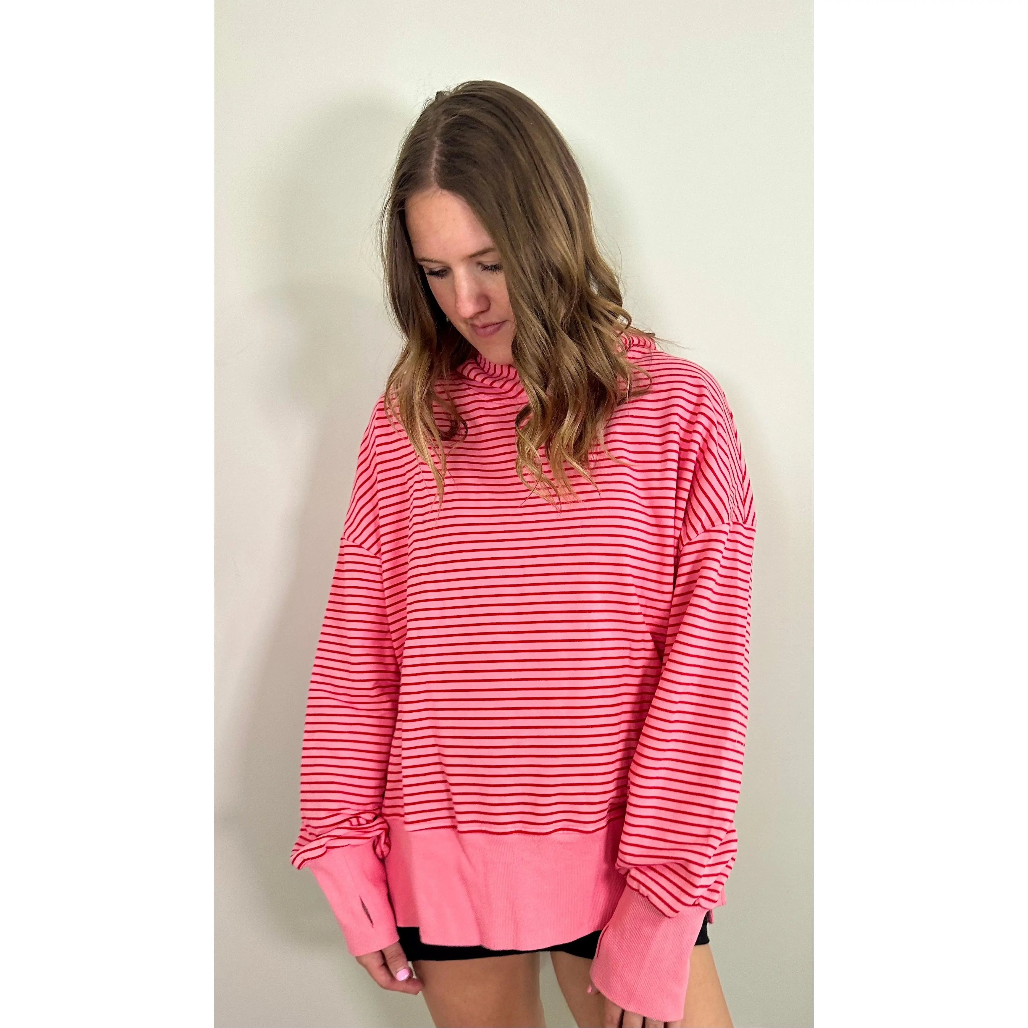 Strawberry Striped Hoodie