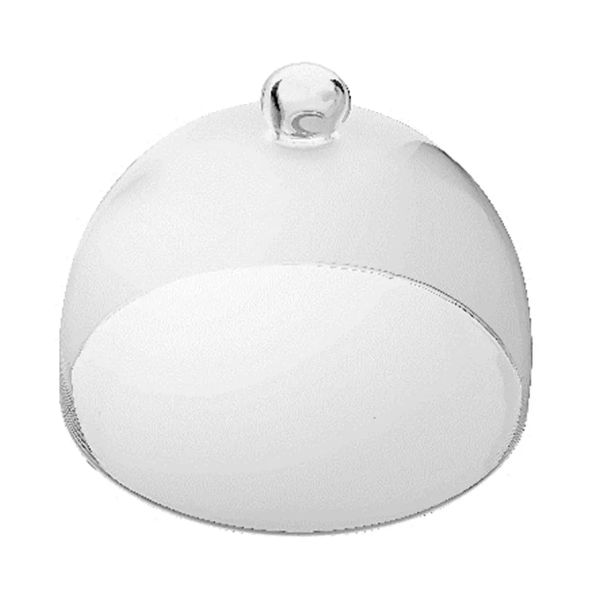 Banquet 11 in. Clear Banquet Dome, Covered Food Glass Lid for Tabletop Use