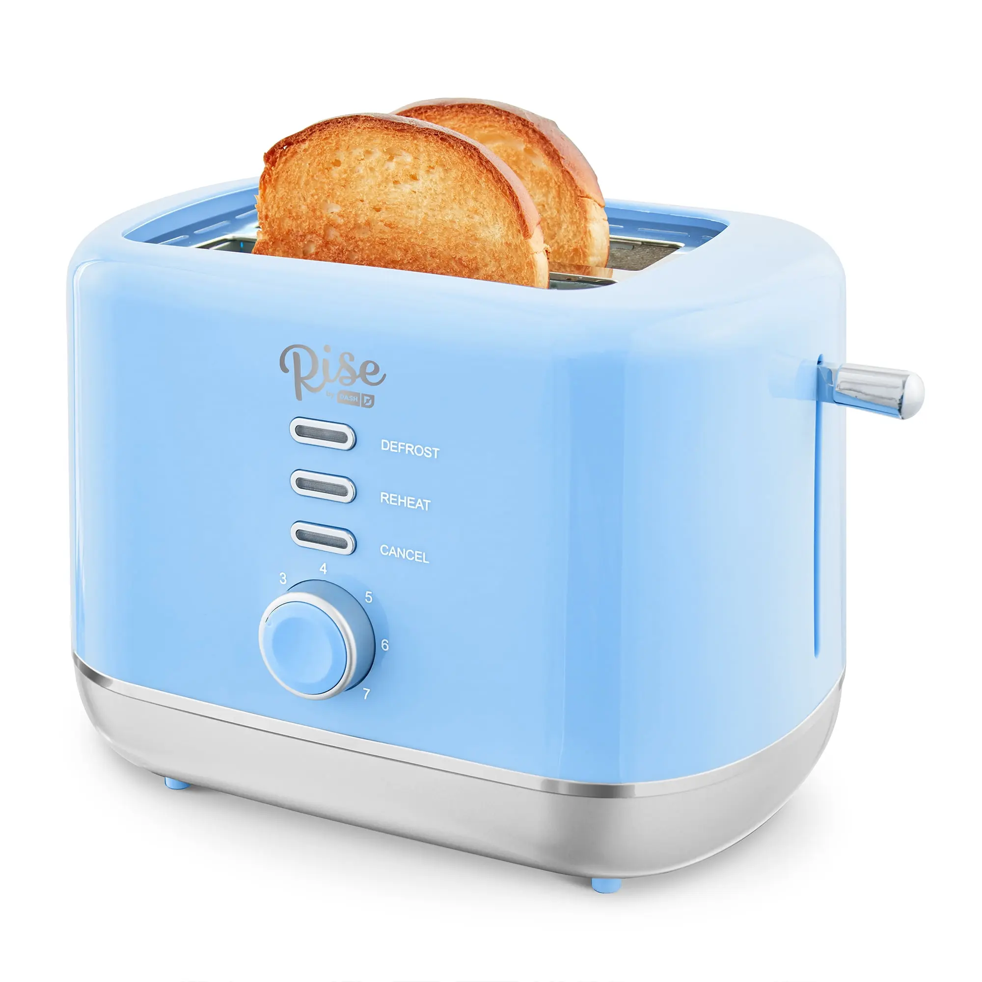 Rise by Dash 6056038 2 Slot Toaster, Blue