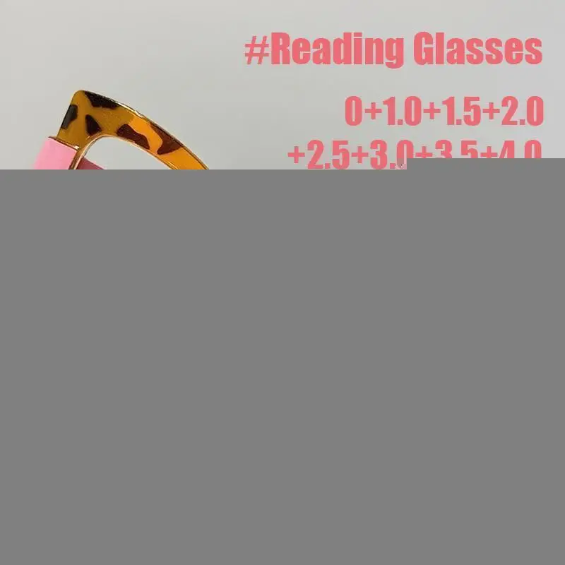 Women's Vintage Large Frame Cat Eye Reading Glasses - Gradient Lens Presbyopia Frames, 0 to +4.0 Diopter, Multi-Size Fashion Unisex Eyewear