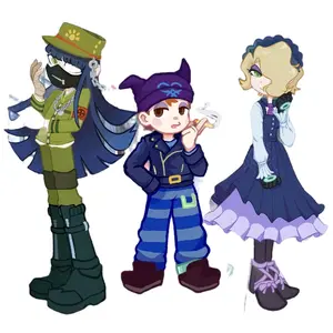 Danganronpa v3 Acrylic Glitter Keychains