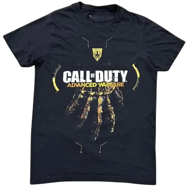 Call of Duty Advanced Warfare Graphic Tee, Futuristic Cyber Arm Shirt, Sci-Fi Military Combat Tee, Gamer Streetwear Unisex