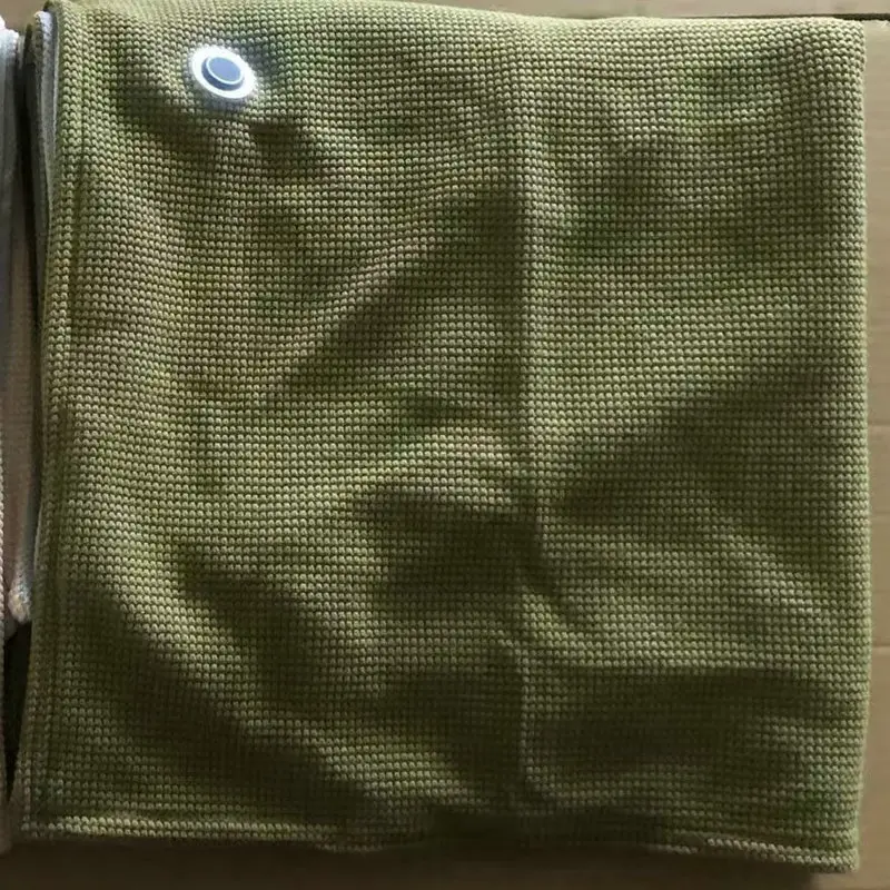 Green (Waffle and Knitted Composite Fabr