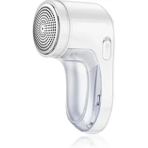 Fabric Shaver Electric Lint Remover Sweater Shaver with Safety Lock Protection for Removing Fuzz and Pill from Clothes Furniture Couch and Blanket (White)