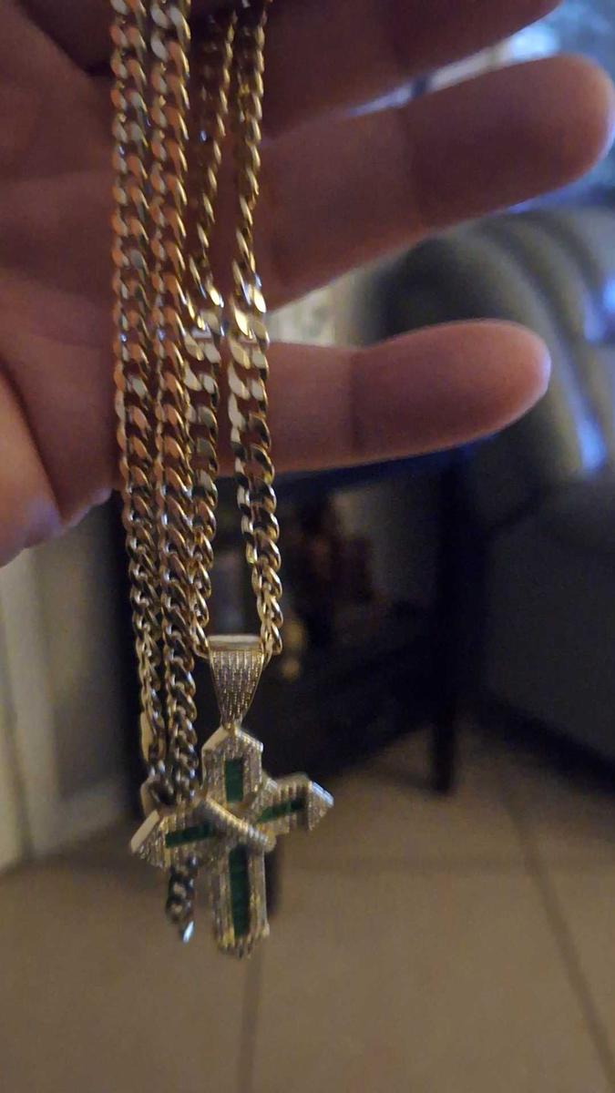 Item: Concave Green Cross