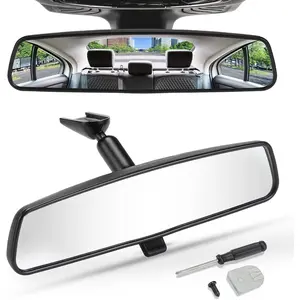 Rear View Mirror, Interior rearview mirror Kit, Anti-glare, Universal Fit Type, OEM Product Compatible With Toyota,Ford,Jeep,Hyundai,Kia,Nissan,Subaru,Mazda,Chevrolet and More