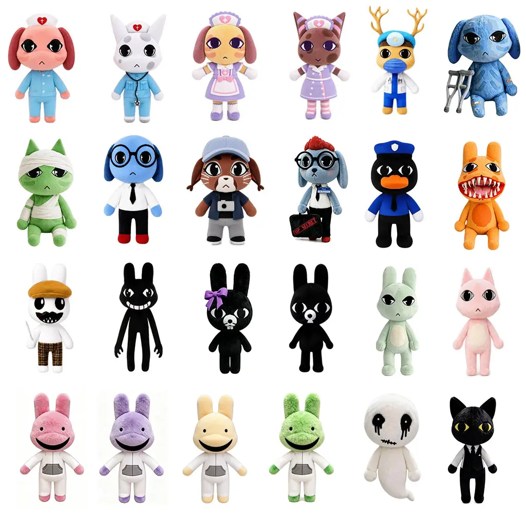New Arrival Animal Hospital Plush Toy, Game Character Stuffed Doll, Multiple Figures Available, Soft Collectible Plushie, Birthday Gift for Game Fans
