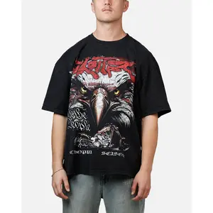 Loiter Choppa Season T-Shirt Black Acidwash