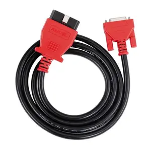 Autel MaxiSys MS908 Mini MS905 DS808 MX808 MK808 Test Cable with Red Connectors and Black Wires for Vehicle Diagnostics