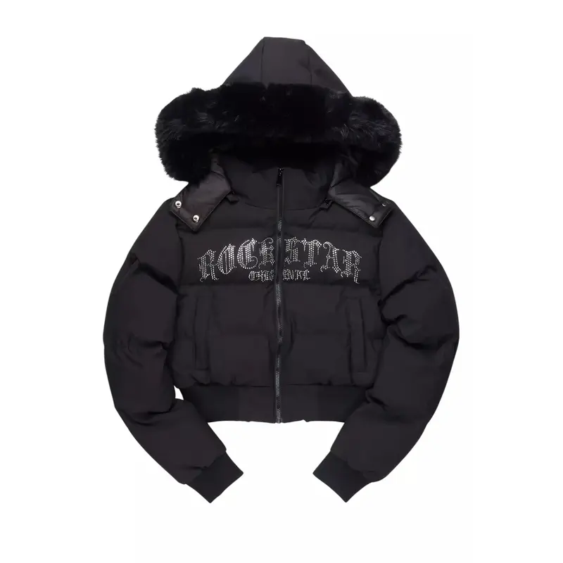 Rosa Black Puffer Jacket
