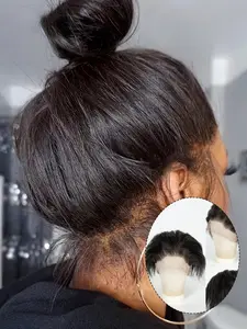 Woven Wig Cap One Pack, Elastic Comfortable Double-Sided Lace Crochet Cap, Natural Color for Women, Perfect for Ponytails and Buns, Adjustable Wig Cap