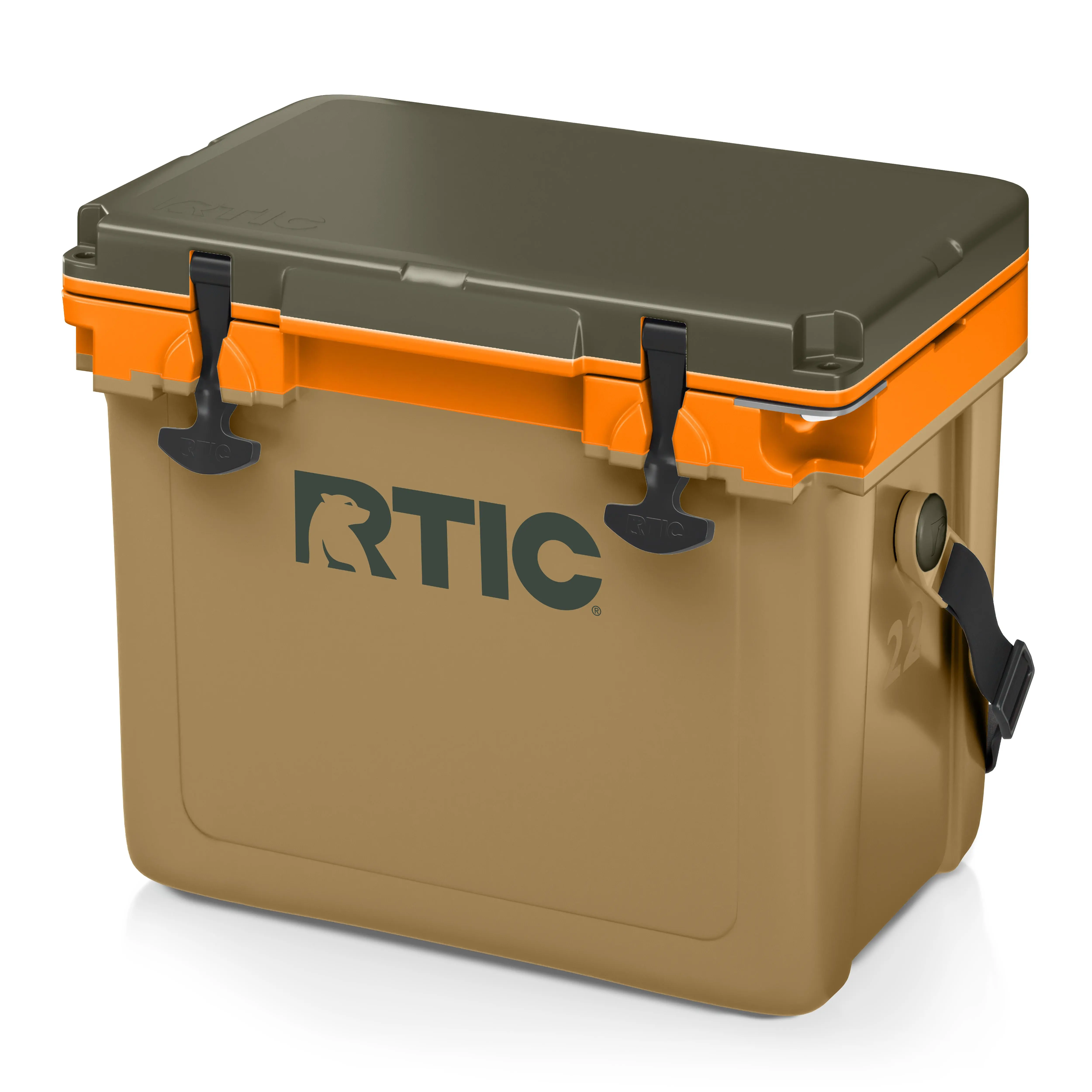RTIC Ultra-Light 22 Qt Hard-Sided Ice Chest Cooler, Fits 30 Cans, Trailblazer