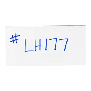 212 MAIN LH177 White Magnetic Warehouse Labels - 2x4 in, Magnetic Material, Durable Backing, Erasable Markers Compatible - 25-Pack (Box Partners Series)