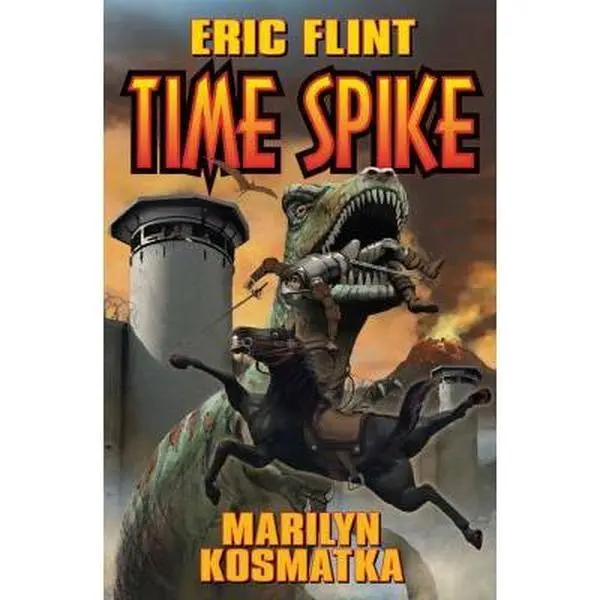 Used Literature Book - Novel "Time Spike" by Eric Flint - First Time in Paperback, Softcover, English, Suitable for Various Grades (Mass Market Format)