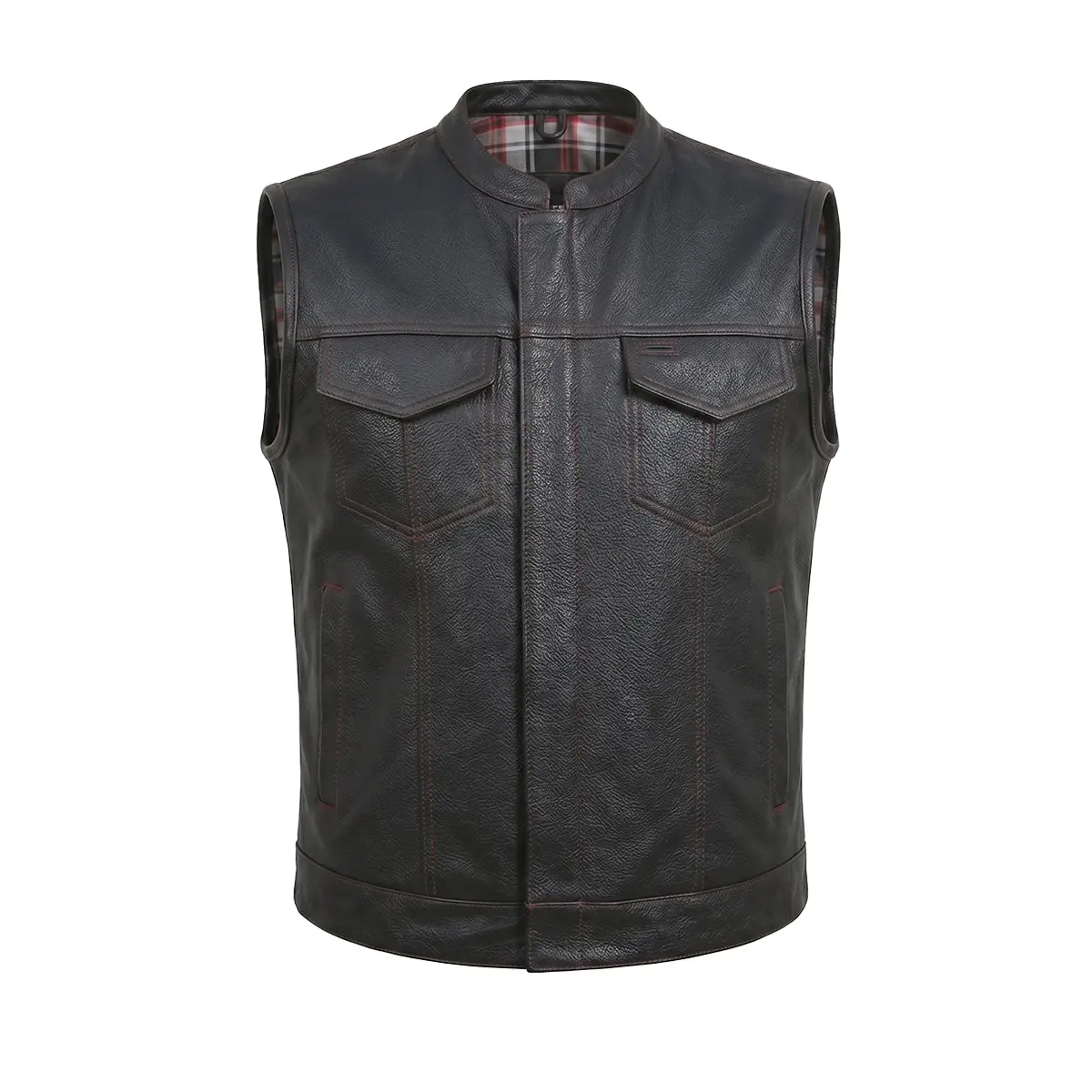 Badlands - Men's Club Style Leather Motorcycle Vest
