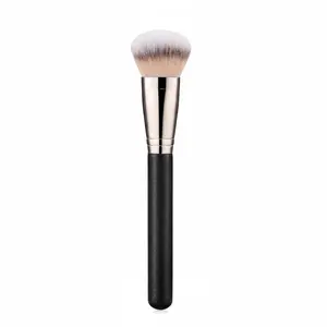 Domed Foundation Brush, Soft Dense Synthetic Bristles Blending Brush for Liquid Cream Foundation Bronzer Contour