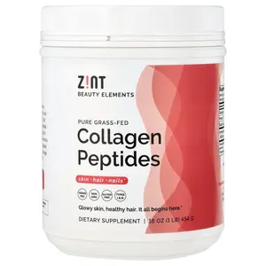 Zint Pure Grass-Fed Collagen Peptides, Unflavored, 16 oz (454 g)