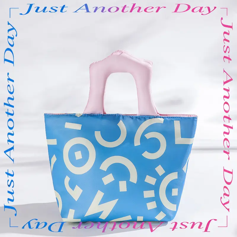 Blue + pink portable