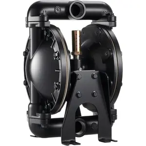 VEVOR Air Operated Double Diaphragm Pump, 6.6 GPM, 3/8 inch Inlet Outlet Pneumatic Waste Oil Transfer Pump, Max 100 PSI, Aluminum Alloy Body, Air - Operated for Diesel, Grease, Kerosene, GasolineVEVOR Super Brand Day