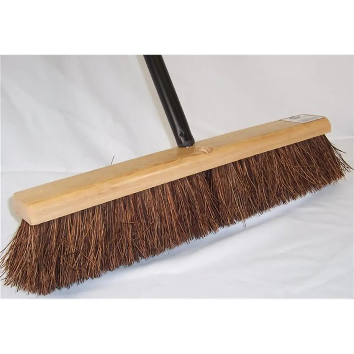 212 MAIN 18 in. Patio Pushbroom with Handle & Palmyra Bristles, Durable Home Cleaning Products, Outdoor Home Supplies Broom